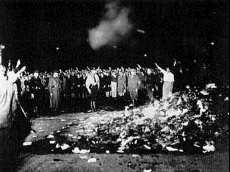 Nazi book burning