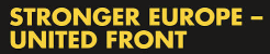 stronger
                                                          europe united